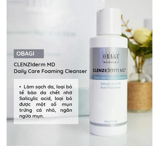 REVIEW] Sữa rửa mặt Obagi Clenziderm MD Daily Care Foaming Cleanser có đáng  mua?