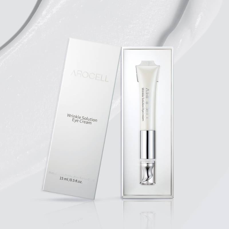 Kem Dưỡng Mắt Xoá Nếp Nhăn, Thâm Quầng Arocell Wrinkle Solution Eye Cream Kèm Máy Massage 