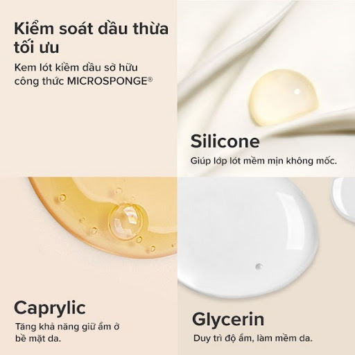 Thành phần nổi bật trong kem lót kiềm dầu Paula’s Choice Shine Stopper Instant Matte Finish Thành phần nổi bật trong kem lót kiềm dầu Paula’s Choice Shine Stopper Instant Matte Finish