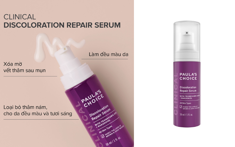 Tinh chất làm mờ thâm nám Paula’s Choice Clinical Discoloration Repair Serum Tinh chất làm mờ thâm nám Paula’s Choice Clinical Discoloration Repair Serum