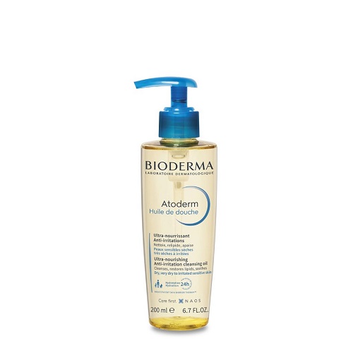 Dầu tắm dưỡng ẩm và làm dịu da Bioderma Atoderm Huile de douche