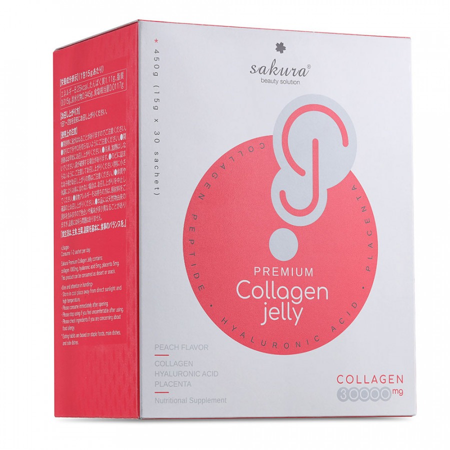 Thạch Collagen Jelly Sáng Da, Chống Lão Hoá Sakura Premium Collagen Jelly