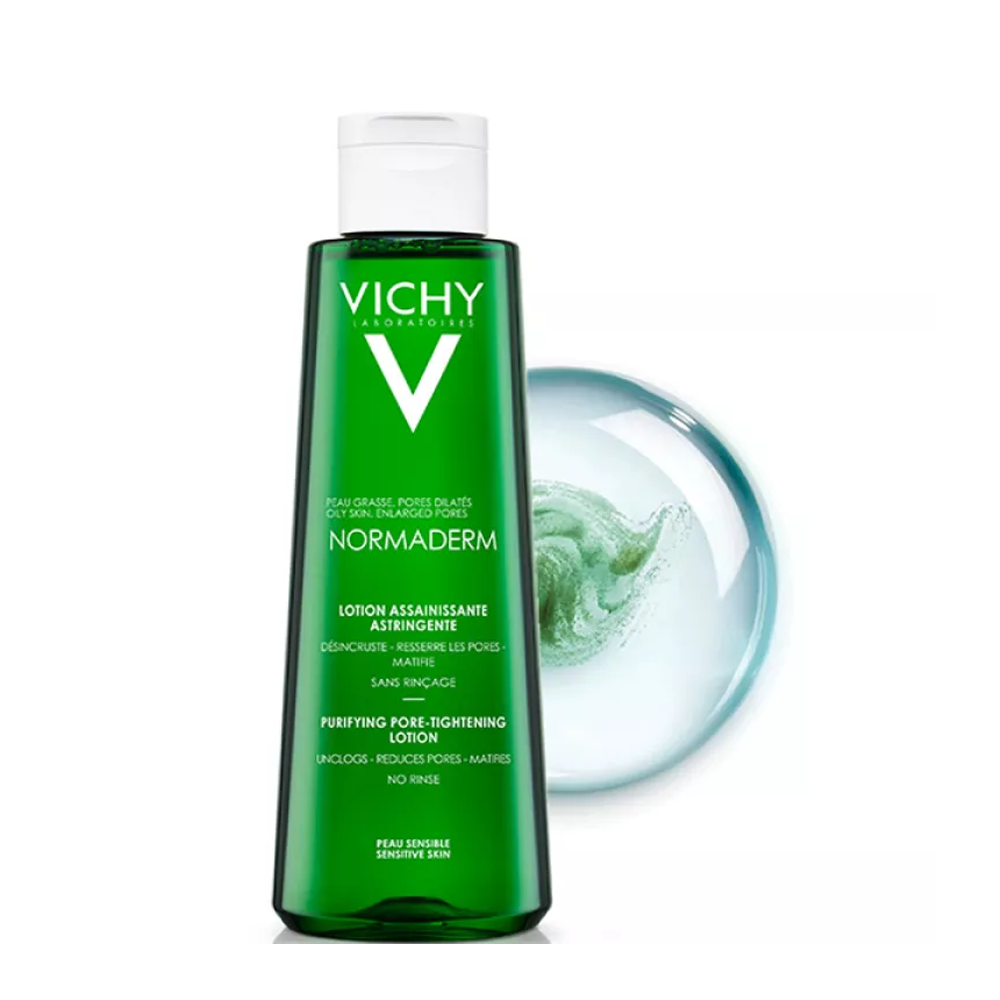 Nước cân bằng kiểm soát dầu Vichy Normaderm Purifying Pore-tightening Lotion Nước cân bằng kiểm soát dầu Vichy Normaderm Purifying Pore-tightening Lotion
