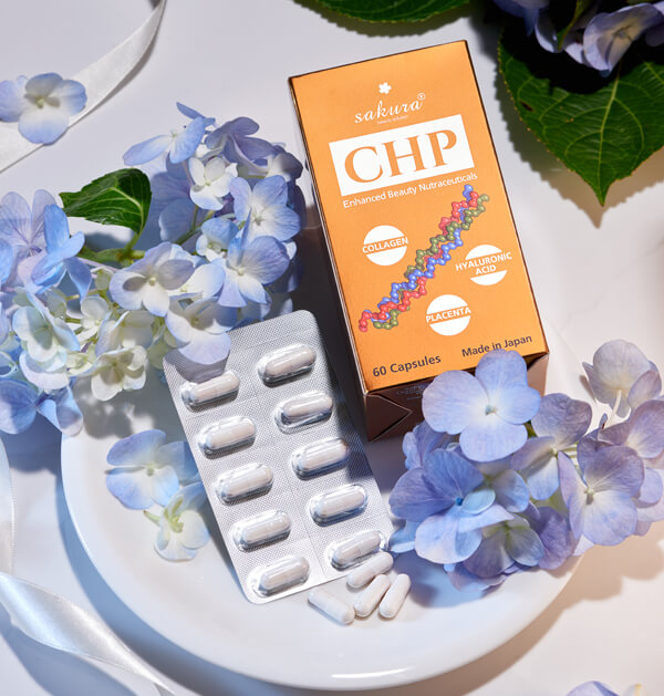 Viên uống dưỡng da CHP chống lão hóa cho da nhạy cảm