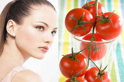 Tomato has the effect of lightening the skin