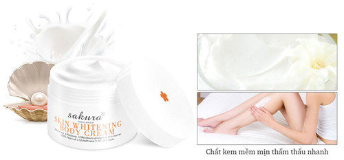 Kem dưỡng trắng da toàn thân Sakura