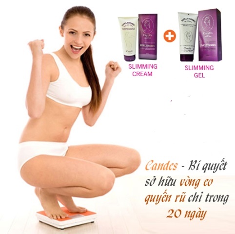 Lấy lại vóc dáng thon gọn cùng vòng eo còn kiến đôi sản phẩm giảm cân Candes