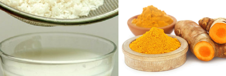 Công thức trị sẹo bằng nghệ tươi và nước vo gạo