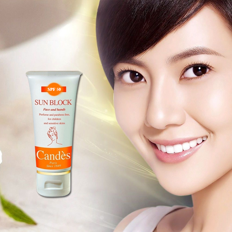 Kem chống nắng Candes vừa bảo vệ vừa dưỡng trắng da làn da khỏe đẹp