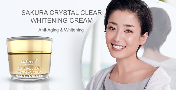 Kem dưỡng trắng da Sakura xoá hết dấu vết của thời gian