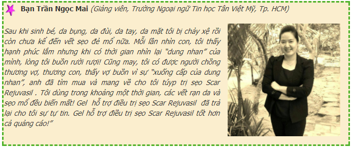 Với sẹo mổ sau sinh…