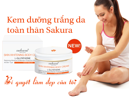 kem dưỡng trắng da toàn thân Sakura kem dưỡng trắng da toàn thân Sakura