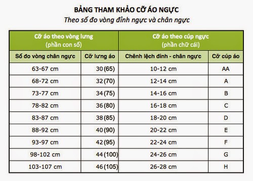 Chọn size áo ngực để vòng 1 săn chắc và ngày càng hấp dẫn