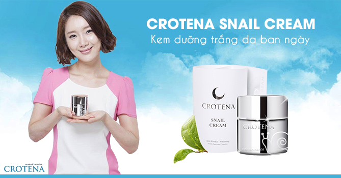 Kem dưỡng trắng da Crotena Snail Cream Kem dưỡng trắng da Crotena Snail Cream