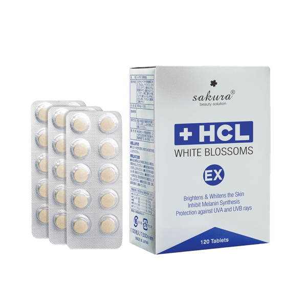 Viên uống giảm nám chuyên sâu Sakura White Blossoms HCL Ex