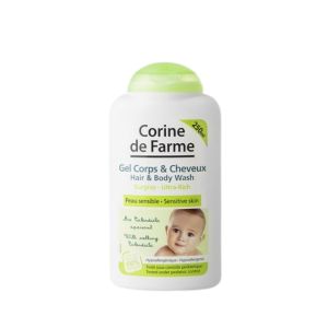 Gel tắm gội cho bé Corine de Farme Hair & Body Wash