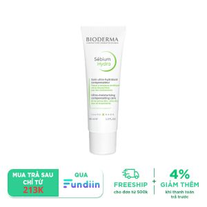 Kem chăm sóc và cân bằng độ ẩm cho da mụn Bioderma Sebium Hydra 