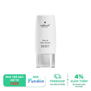 Nhũ tương chống nắng vật lý Physical Daily Defense SPF 50+ PA ++++