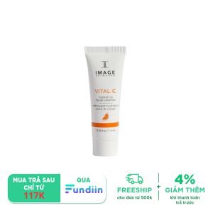 Sữa rửa mặt dưỡng ẩm giúp phục hồi da Image Skincare Vital C Hydrating Facial Cleanser 7.4ml