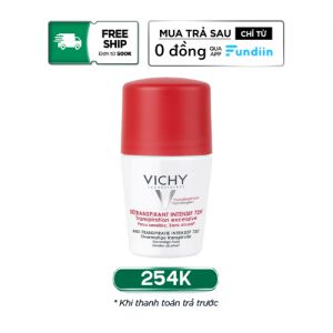 Lăn khử mùi Vichy Détranspirant Intensif 72H