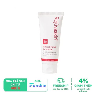 Kem chống nắng vật lý Rejuvaskin Mineral Facial SPF 32 Kem chống nắng vật lý Rejuvaskin Mineral Facial SPF 32