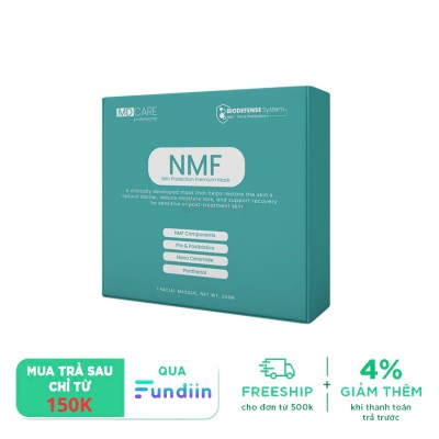 Mặt nạ cấp ẩm cân bằng lợi khuẩn, phục hồi hàng rào bảo vệ da NMF Skin Protection Premium Mask Mặt nạ cấp ẩm cân bằng lợi khuẩn, phục hồi hàng rào bảo vệ da NMF Skin Protection Premium Mask